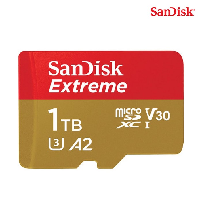 샌디스크 MicroSDXC Class10 Extreme SQXAV 4K 마이크로SD카드 블랙박스용메모리 2006410705