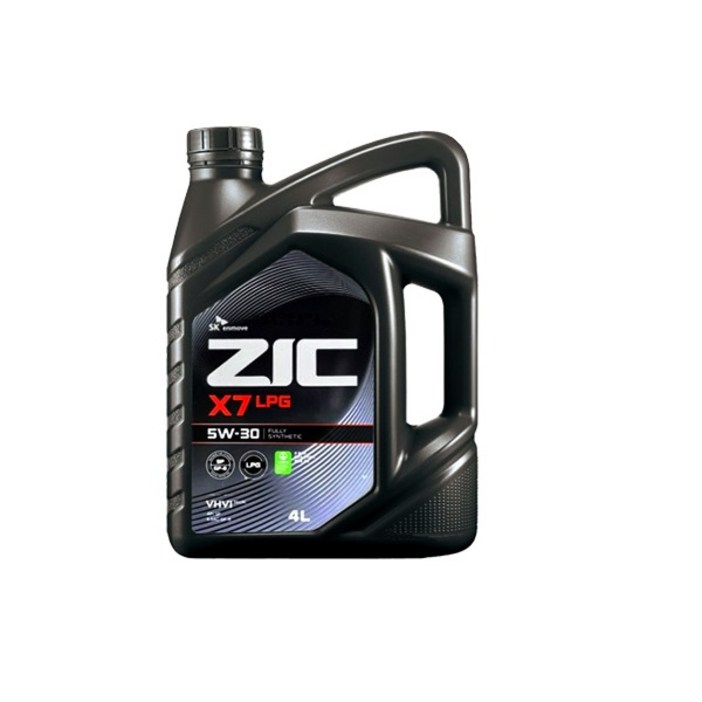 ZIC X7 LPG 5W30 4L 엔진오일, 1개, X7 LPG 5W30 4L, 5w30