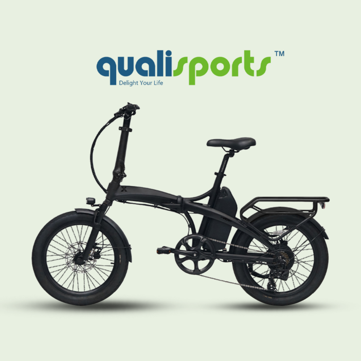 퀄리스포츠 엑스트론 프로 48V 20Ah 500W 블랙 20인치 전기자전거 PAS