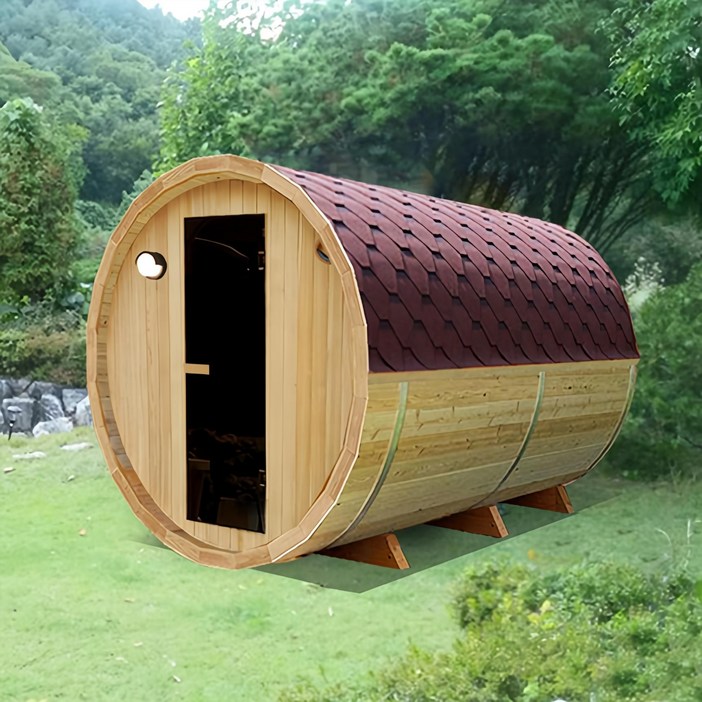 친환경편백아트 편백 원통 핀란드 사우나 2인 일반형 P1022, P1022