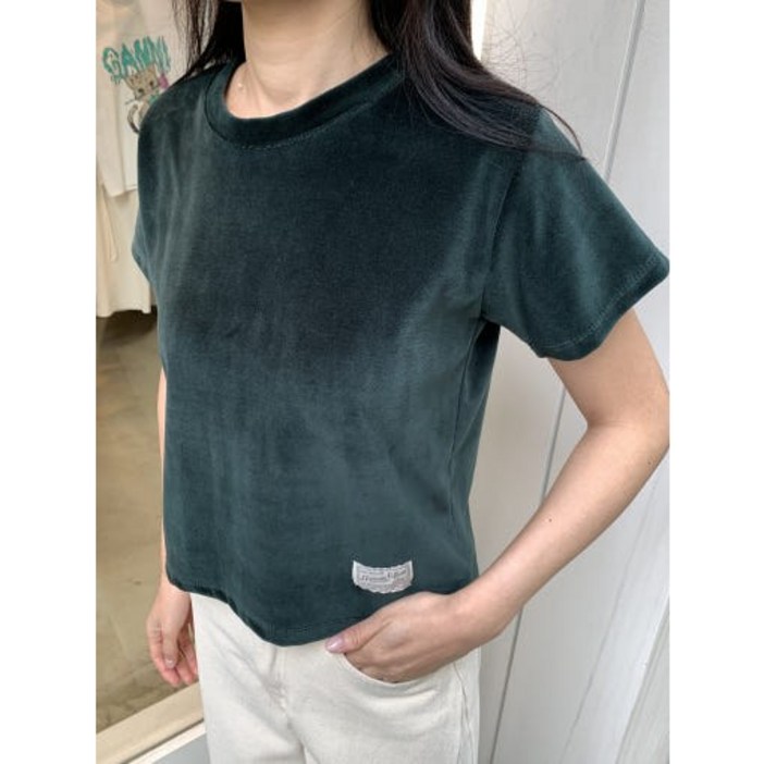 벨로아 반팔티 5colors  벨로아 티셔츠 벨벳 티셔츠