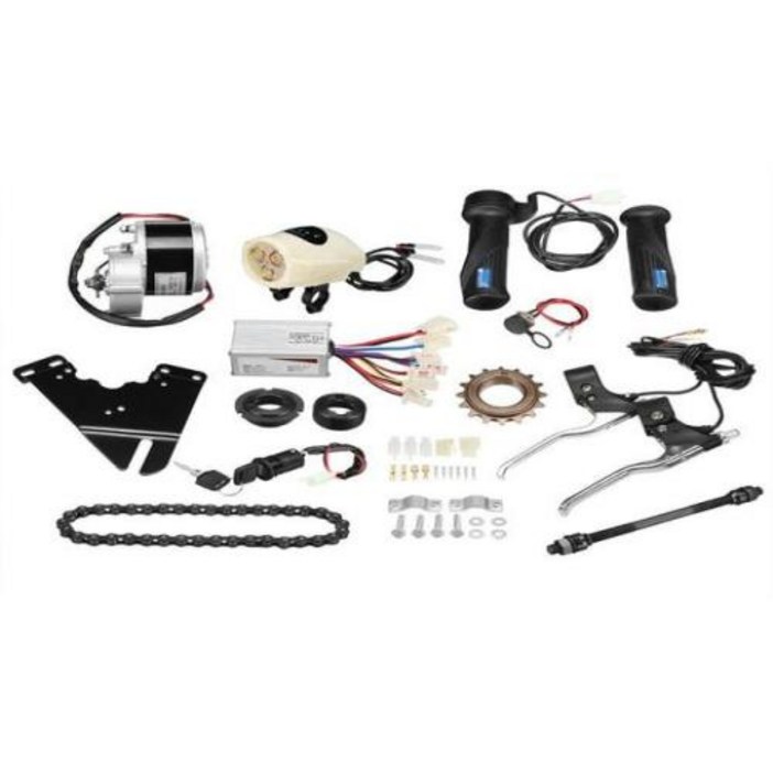 전기자전거 모터 컨트롤러 키트 컨트롤러 및 스로틀 스크류 그립 부품 용 변환 키트, 1.36V 250W