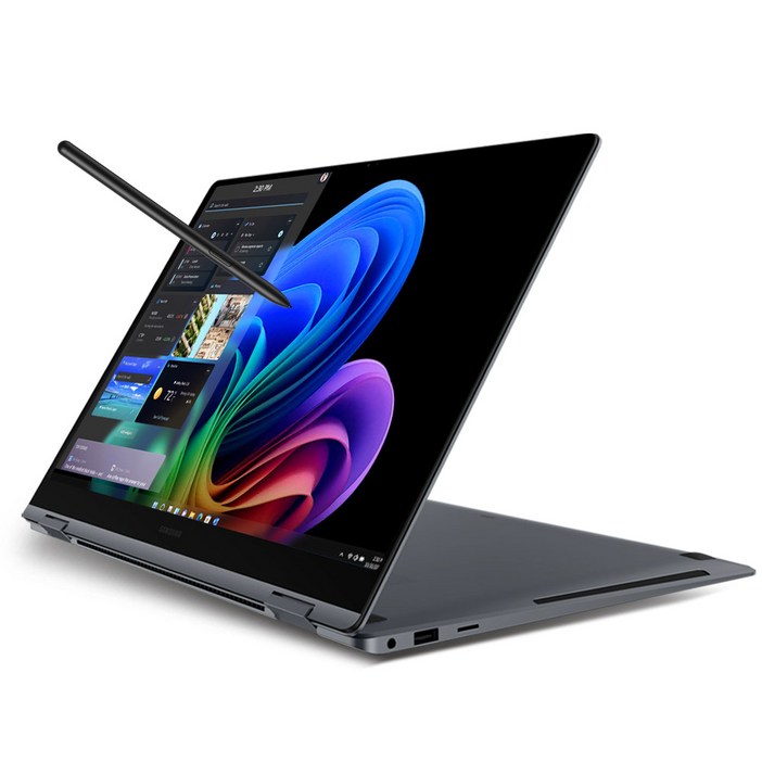 삼성전자 갤럭시북5 프로360 NT960QHAK51AG 16인치 인텔 울트라5 영상편집 코딩용 대학생 고사양 고해상도 태블릿PC S펜 터치 WQXGA AI 노트북 추천