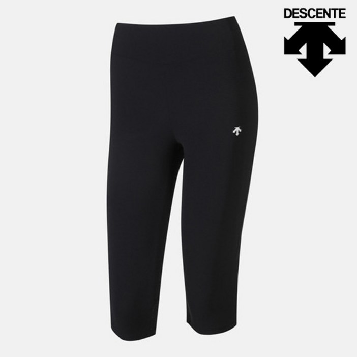 백화점 정품 25SS 데상트 DESCENTE 여성 메쉬 배색 쿨링 7부 레깅스 SP222TKL43BLK0 스포츠