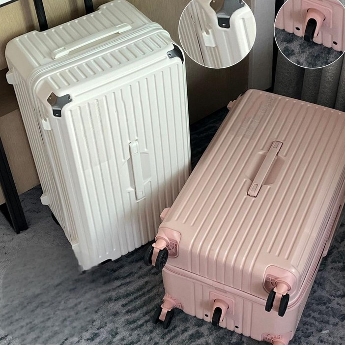 3년AS 대형 캐리어 하드 저소음 360도 회전 USB 충전포트 컵홀더 대용량 트렁크 오륜 캐리어 플러스 캐리어