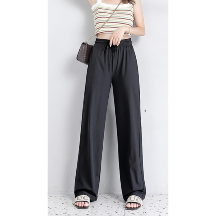 메종드레오 여성 데일리 꾸안꾸 주름 밴딩 팬츠