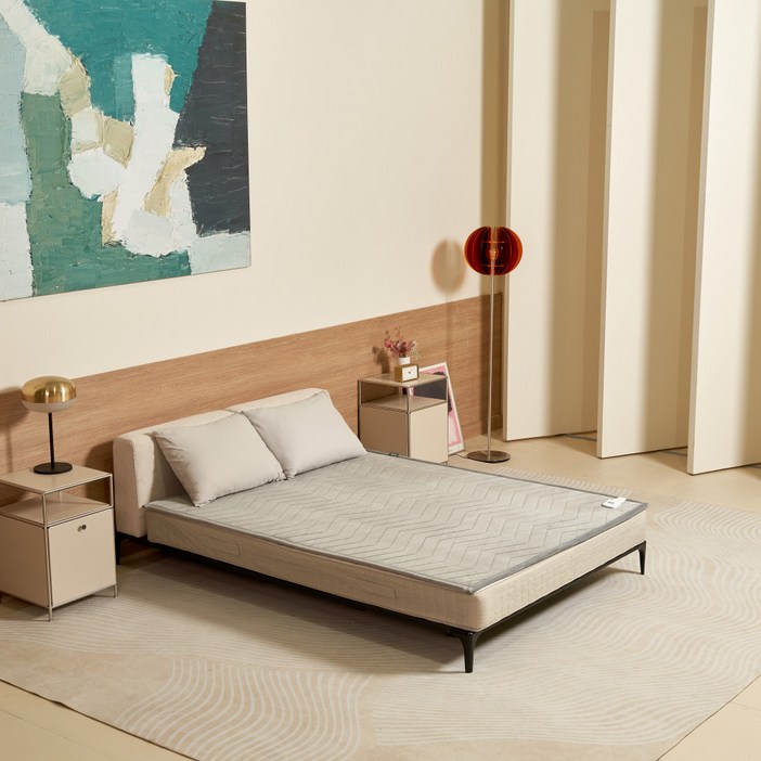 본사 공식 카보니 IOT 탄소매트 카본 전기매트, 라지킹 기본형, 극세사그레이