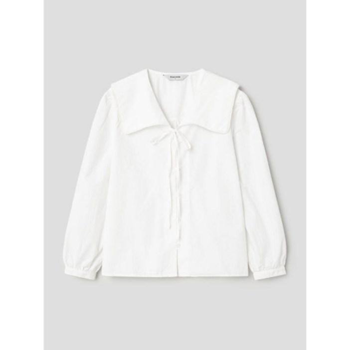 국내매장정품 에잇세컨즈 8SECONDS 카라 화이트 블라우스 125364MQ81 115280