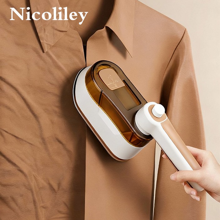 Nicoliley 핸디형 스팀다리미 2세대 접이식 휴대용 다리미 살균 습기제거