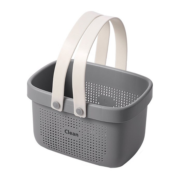 다이렉트스토어 미니 실리콘 샤워 목욕 바구니 수영장 목욕탕 가방 욕실 물빠짐 컬러 바구니