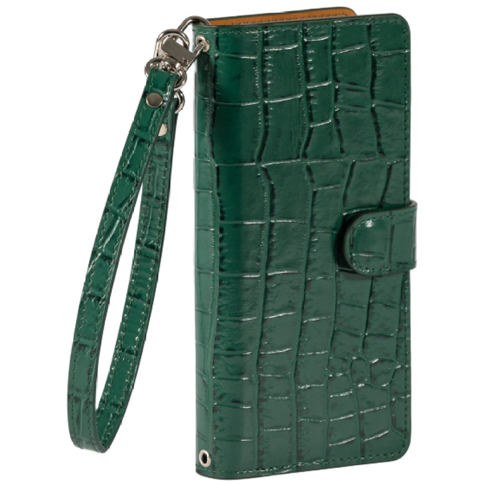 본아띠 ZENITH 크로커다일 악어 천연소가죽 지갑형 갤럭시 Z 제트 폴드5 6 케이스