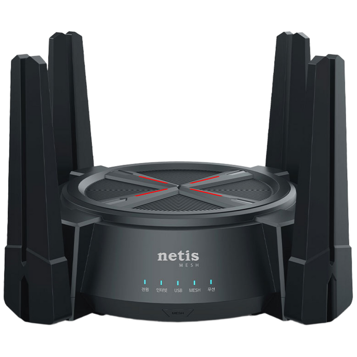네티스 MEX6000 AX6000 MESH WIFI6 기가 와이파이 유무선 인터넷 공유기, 1개, 단일상품