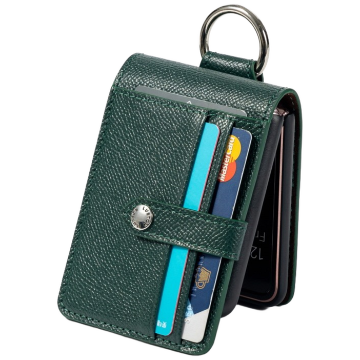 루스톤 갤럭시 Z플립5 6 7 펠리스 카드수납 고리 링 지갑 케이스