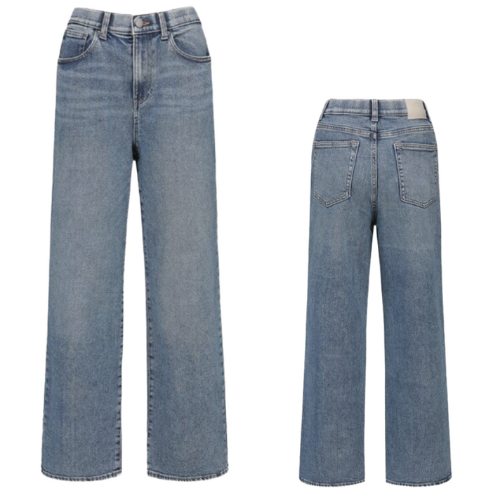 [백화점매장판] 폴햄 여성 청바지 세미와이드 진 루즈핏 데님 팬츠