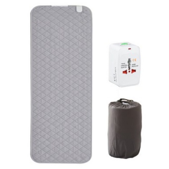 폴드래블 여행용 전기장판 프리볼트 컴팩트 캠핑 탄소 휴대용 전기매트 110V 겸용 1인용 미니 싱글