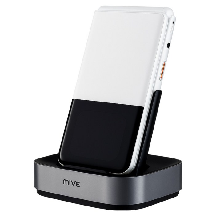 ALT MIVE 마이브 스타일폴더2 ATM140 미개봉 새상품 알뜰폰 스마트폴더폰 학생폰 효도폰크래들 모두증정, 크래들폴더2화이트웰디패키지단순개봉, 32GB