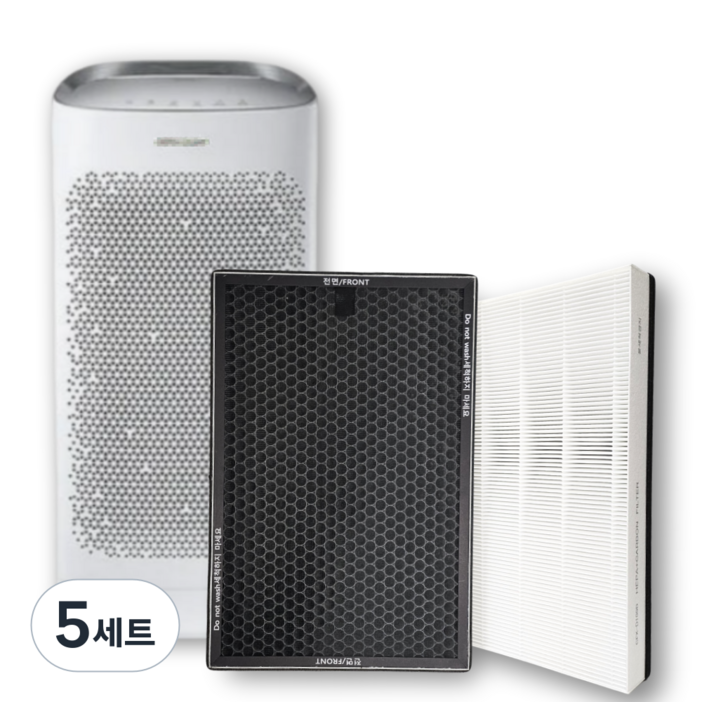 삼성 공기청정기 AX60M5550WFD 호환필터  삼성 CFXD100D 호환필터, CFXD100D, 5세트
