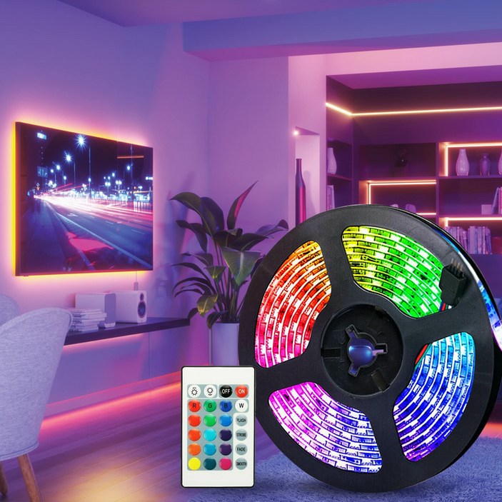 루아즈 LED 간접 줄조명 네온 스트립 무드등 2m 루아즈 LED 간접 줄조명 네온 스트립 무드등 2m