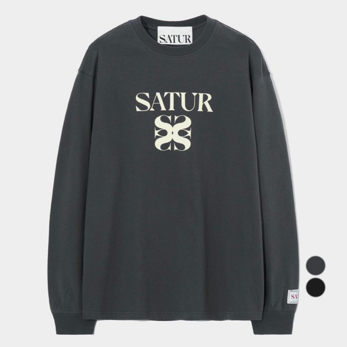 세터 남여공용 클래식 로고 면 긴팔 티셔츠