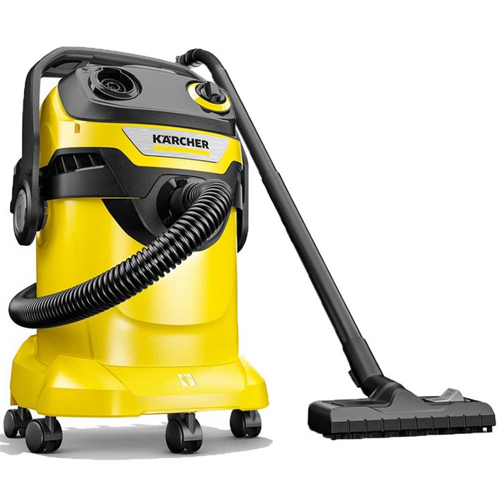 카처 건습식 업소용 청소기 25L WD5V, 블랙  옐로우, WD5V