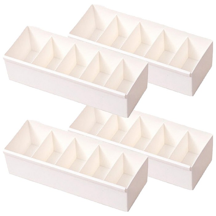 이즈리빙 칸칸칸 연결형 서랍정리 칸막이 속옷정리함 5칸