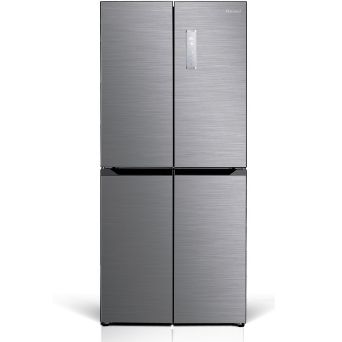 캐리어냉장고 캐리어 클라윈드 피트인 4도어 냉장고 방문설치, 메탈실버, KRNF427SPH1
