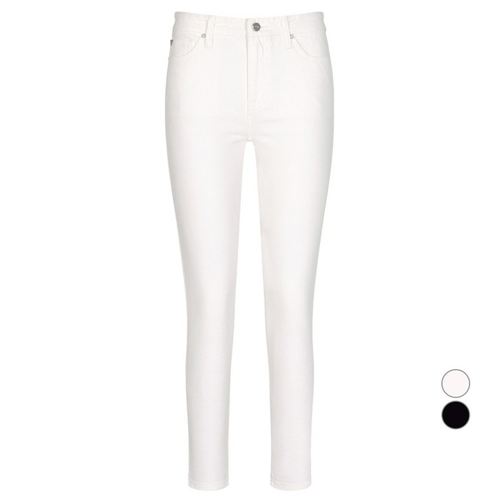 게스 여성용 기모 베이직 슬림 스키니 청바지 YO4D0193