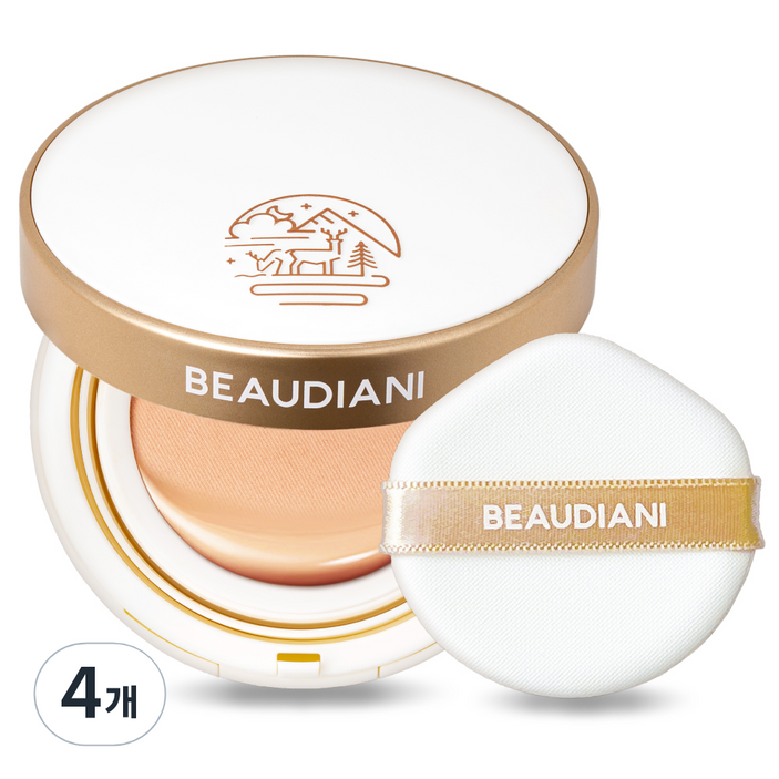 뷰디아니 메쉬 글로우 업 쿠션 파운데이션 12g, 2호모던커버데일리, 4개