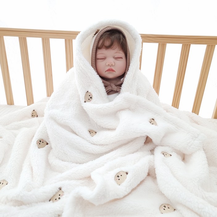 아이레빗 유아용 양면 극세사 블랭킷