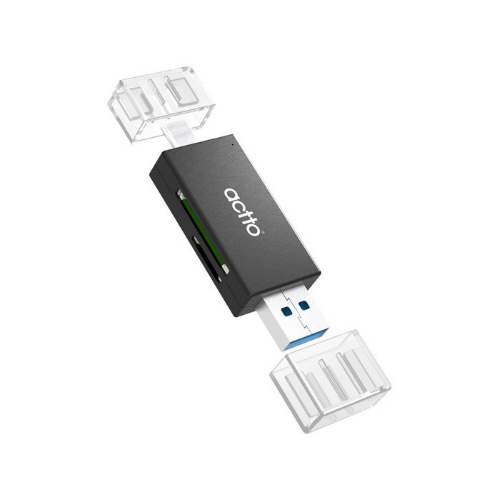 엑토 TF SD카드 USB 3.2 C타입 듀얼 OTG 멀티 카드리더기