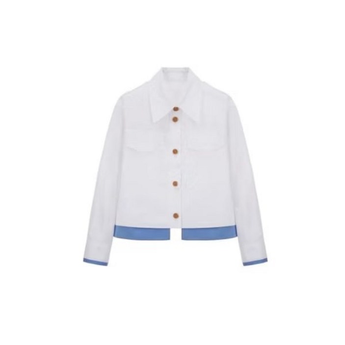 셀렙샵에디션 레이어드 배색 셔츠자켓-272104