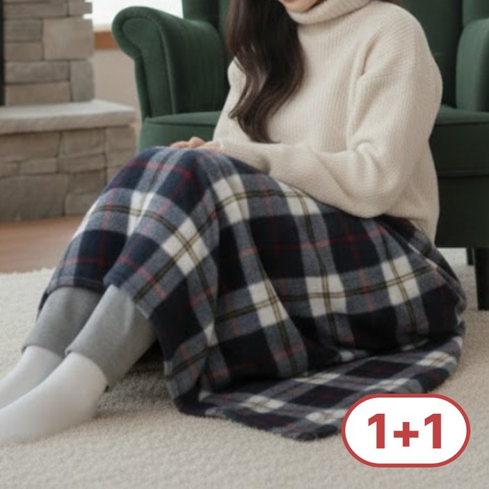 원샤인 폴라폴리스 담요 극세사 무릎 학생 미니