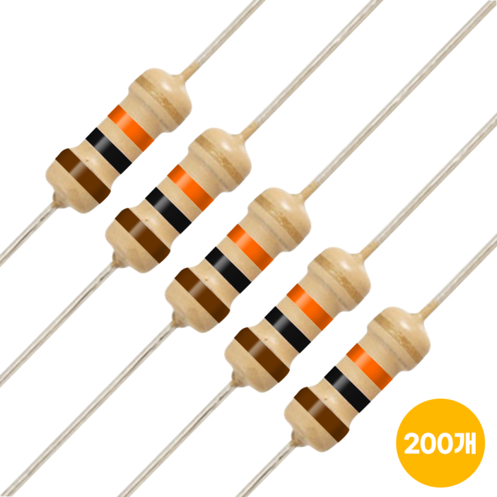 저항 10K옴 1/4W 5% (200개)