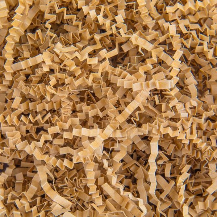 칼레이드 크링클 컷 종이 찢기 포장 풀밭 쿠션 스트리머  크리스마스, 웨딩, 생일, 브라이드메이드, 약혼, 공예 선물 상자, 가방, 바구니 채우기 장식 4.5온스 갈색