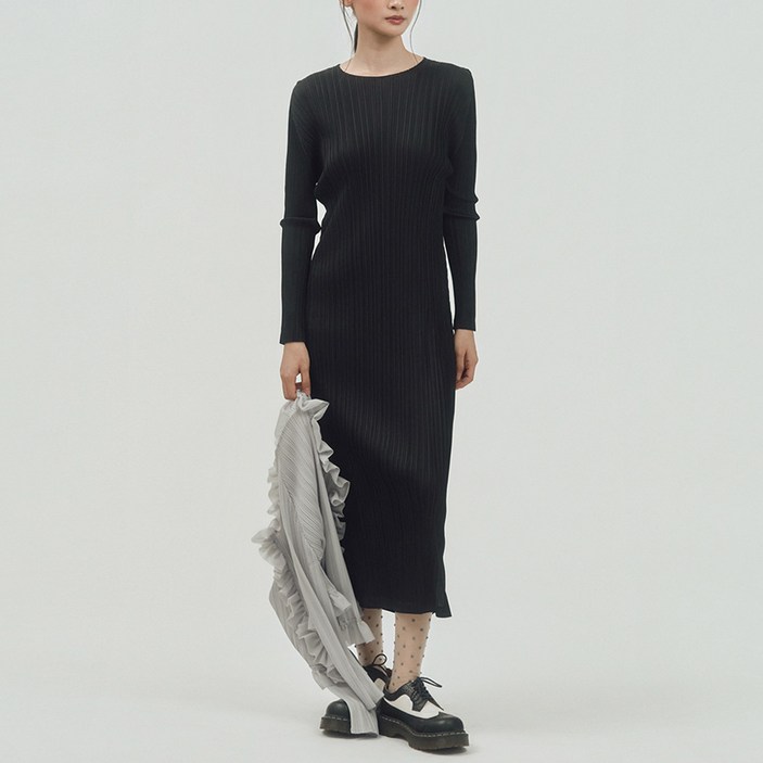 [피네플리츠] 베이직 롱 원피스 (3 Color)