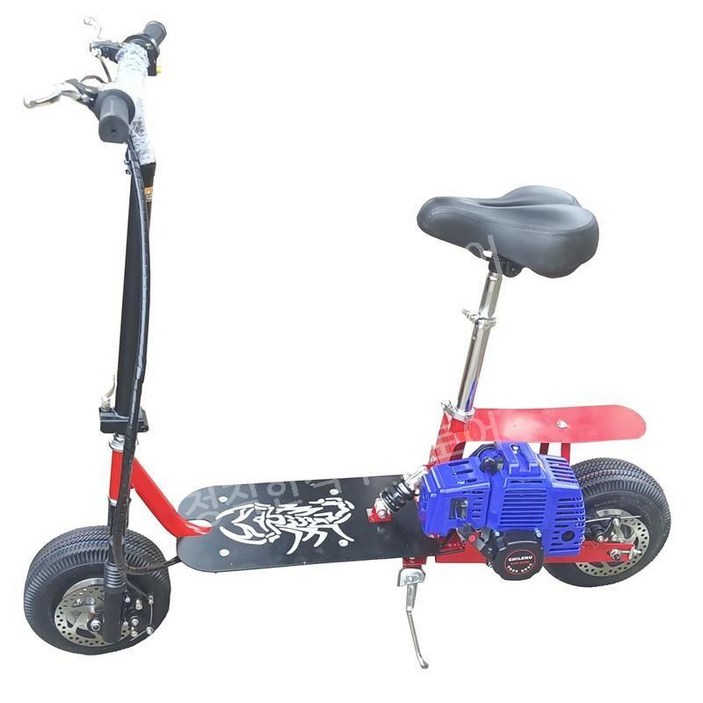 엔진킥보드 퀵보드 행정 가솔린 앉아서 타는 자전거 경량 킥 존재감