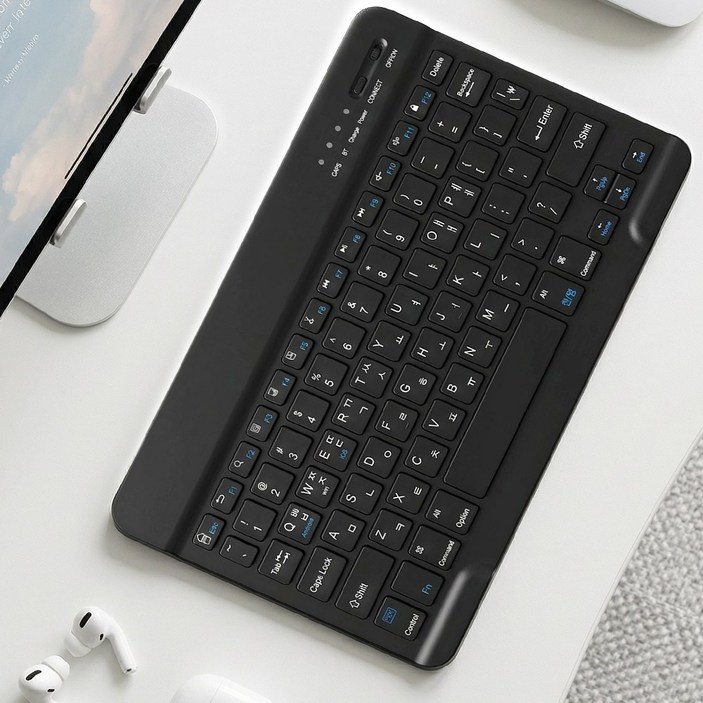 하루꿈 블루투스 무선 키보드 무소음 아이패드 태블릿 듀얼모드 C타입 멀티페어링 충전식