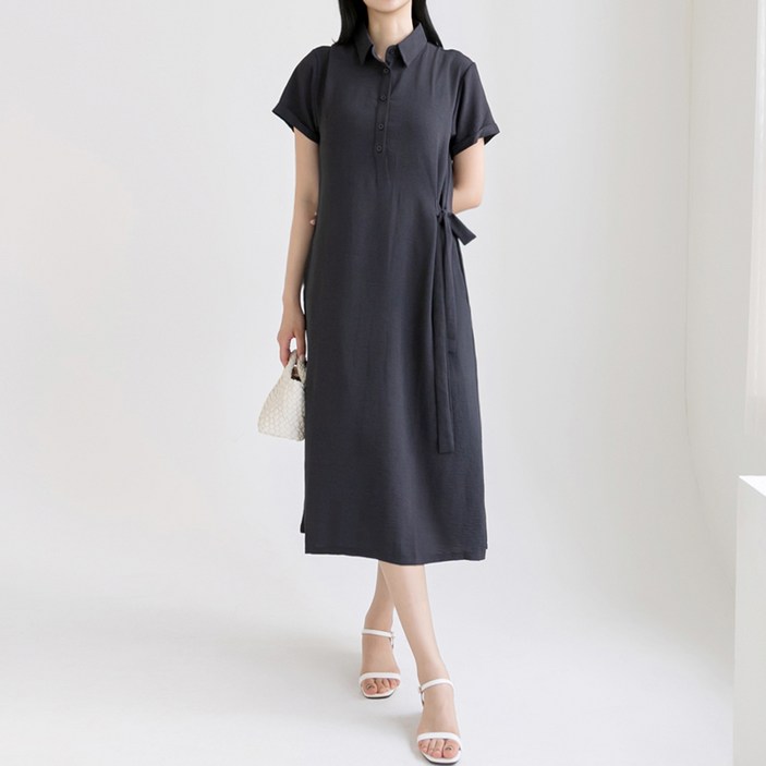 허블리 여성 여름 원피스 루즈핏 체형커버 냉감소재