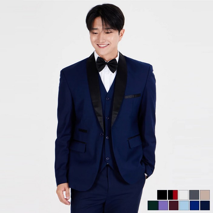 대여남여공용 경성 쓰리피스 싱글버튼 턱시도 정장