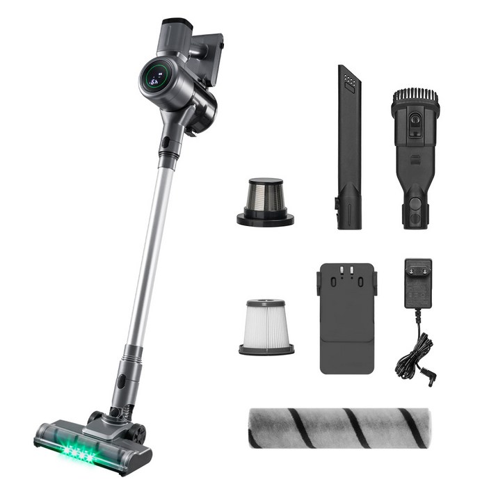 홈리아 무선 청소기 스탠딩 핸디형 스틱 초강력 흡입력 진공청소기  다양한 구성품, HA93BG