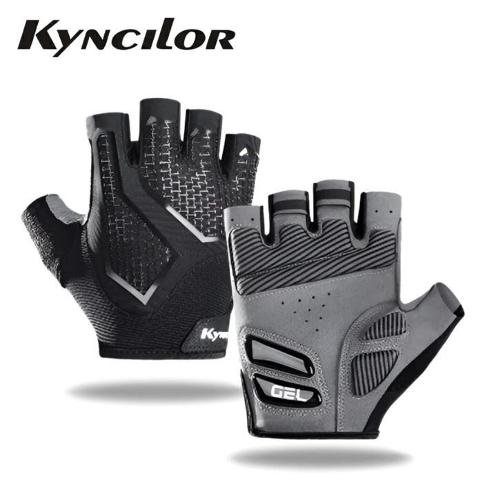 킨실러 라이딩반장갑 싸이클 라이딩 손바닥충격방지 쿠션, 블랙, 1개