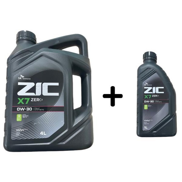 ZIC X7 ZERO 0W30 4L 1개 1L 1개 가솔린