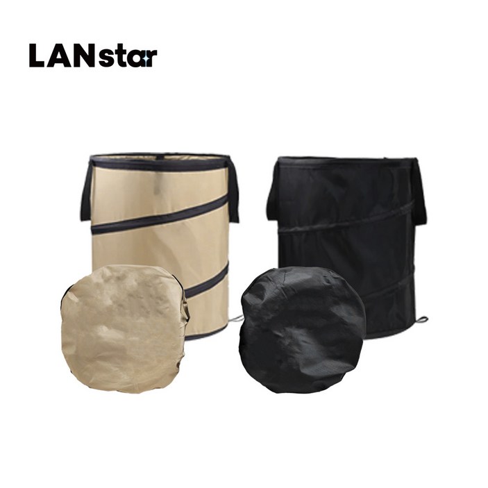 캠핑 쓰레기통 팝업 폴딩 바스켓 감성캠핑용품 휴지통 최대 40L