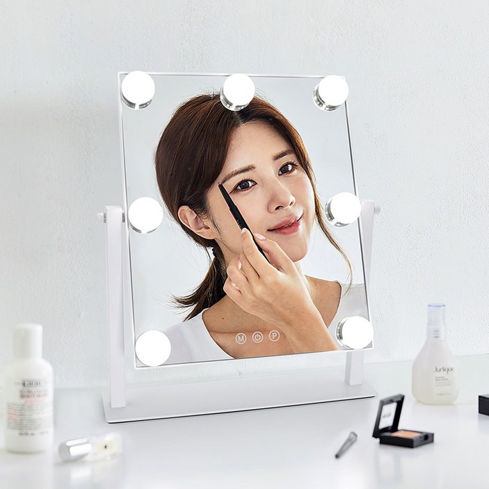 무선 LED거울 조명거울 화장 탁상거울 15인치 빅사이즈
