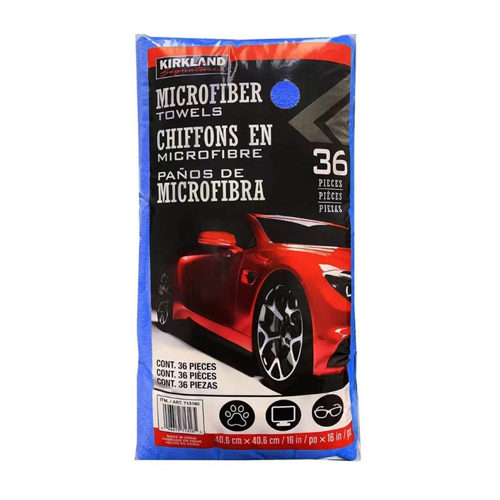 커클랜드시그니춰 다용도 극세사 타올 40x40cm