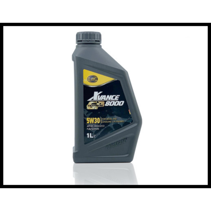 이벤트 4통구매시 1통추가 증정 XVANCE GP 8000 5W30 1L C2100 합성유VHVI HELLA헬라 엔진오일, 1L, 5W30, 1통