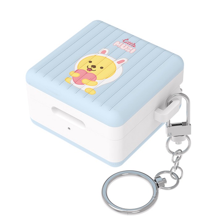 (KF94 마스크 증정) 카카오프렌즈 스윗 리틀 하트 갤럭시버즈 라이브 / 버즈2 / 버즈 프로 호환 캐리어 콤보 케이스