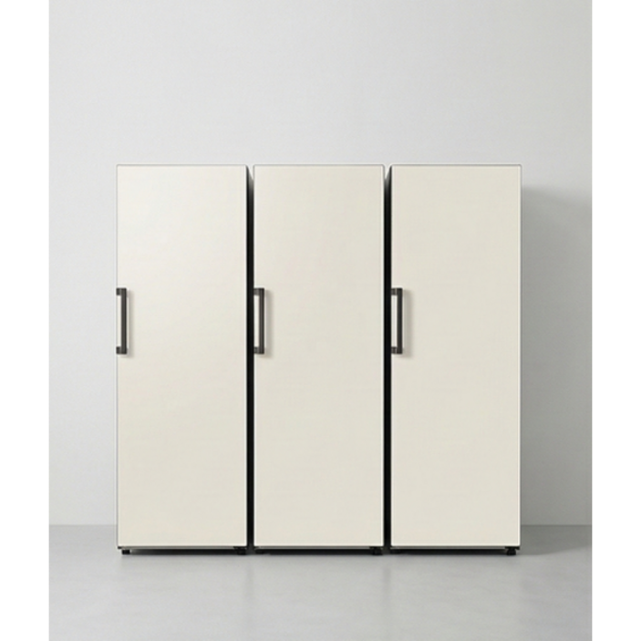 [색상선택형] LG전자 오브제 321L 좌열림 컨버터블 세트 메탈 냉장고 + 냉동 + 김치냉장고 XYZ323MEF 방문설치