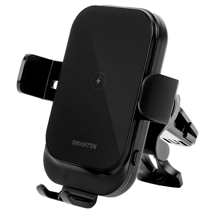 스마텍 차량용 무선 고속 충전거치대 ST-CD350, 블랙, ST-CD350