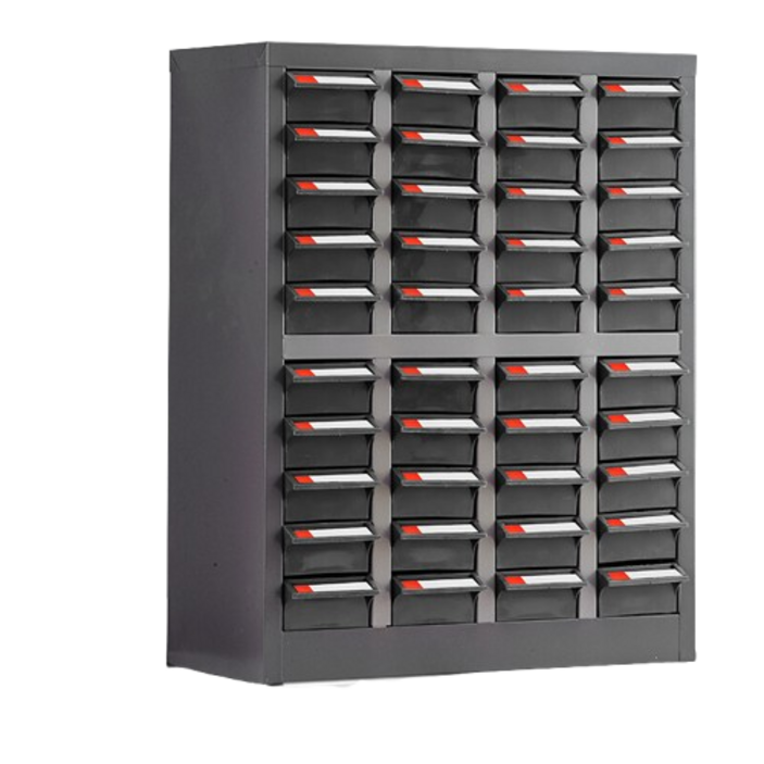 스탯가드 정전기방지 부자재 보관함 부품 제전 수납장 철제 나사 볼트, 1개, 40칸 소형 서랍